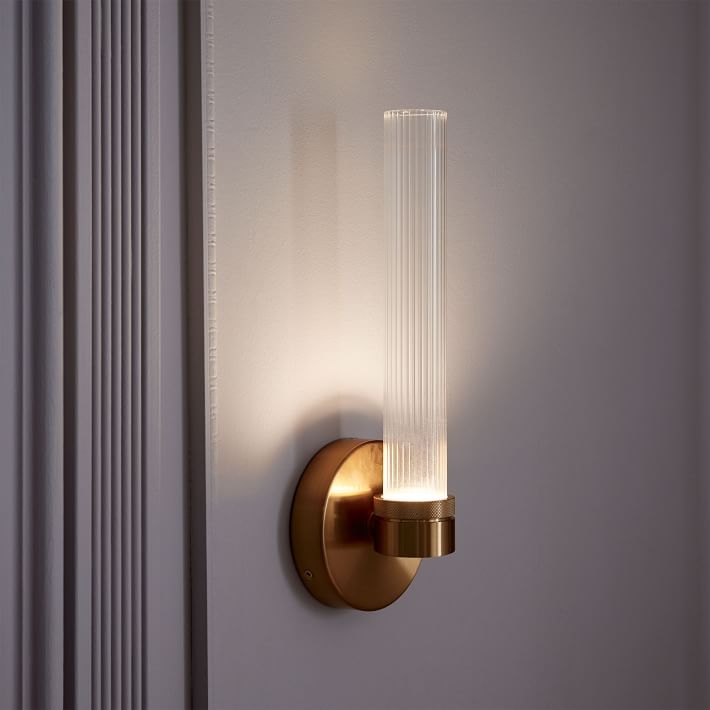Fluted Cylinder LED Sconce - Image 0