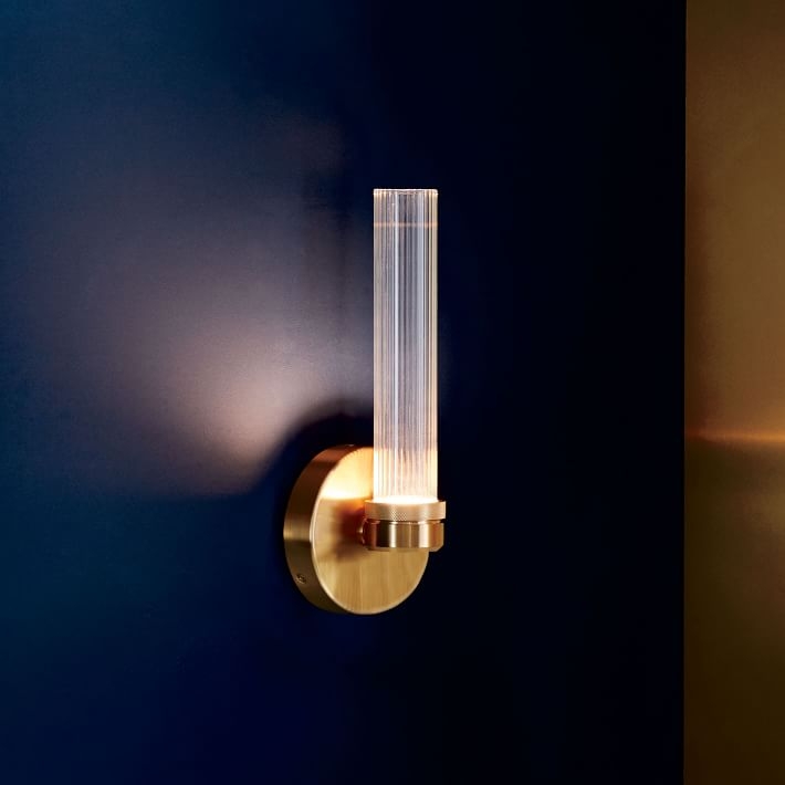 Fluted Cylinder LED Sconce - Image 2