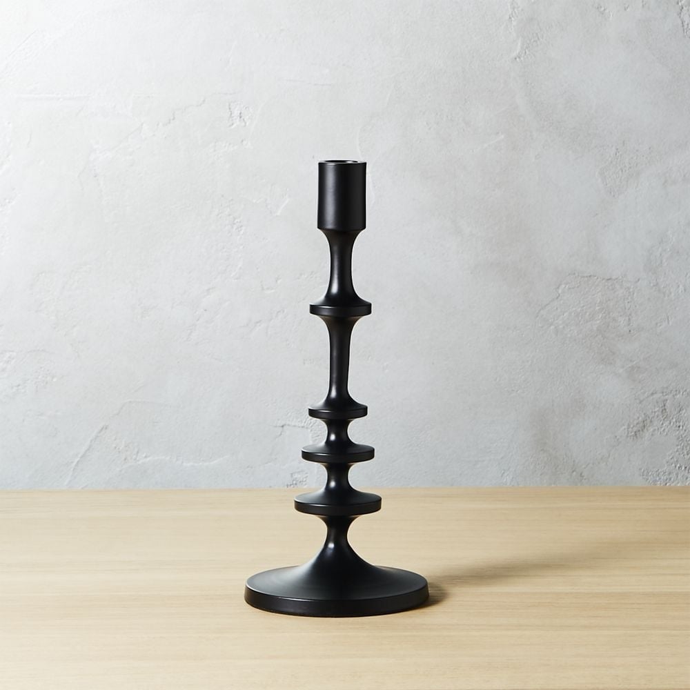 Allis Small Black Taper Candle Holder - Image 0