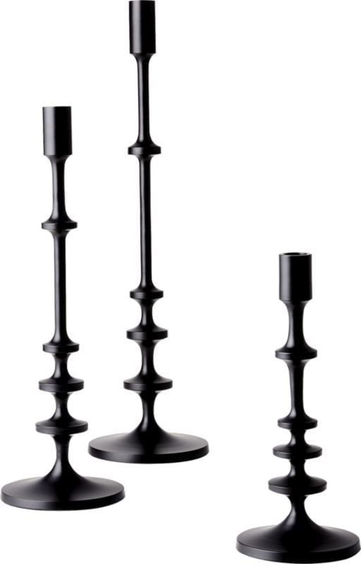 Allis Small Black Taper Candle Holder - Image 4