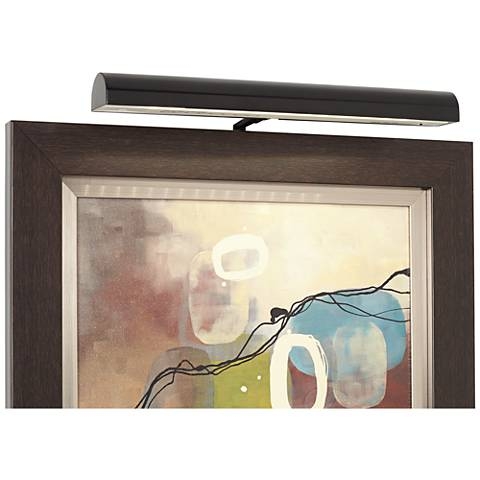 Concept Matte Black Cordless Battery 18"-W LED Picture Light - Image 1