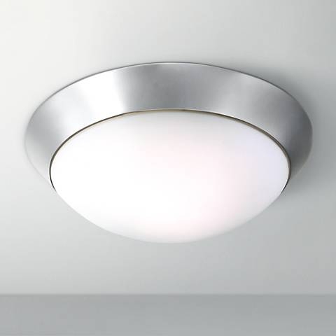 360 Lighting Davis 15" Wide Brushed Nickel Ceiling Light Fixture - Image 0