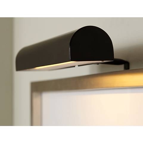 Concept 11 1/2" Wide Black Cordless-Remote LED Picture Light - Image 0