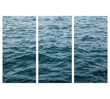 Wave Triptych Canvas Print, 20 x 40" - Image 1