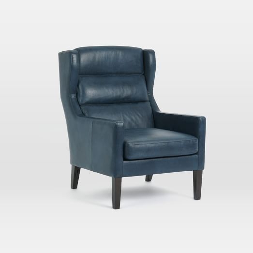 Clarke Leather Wing Chair - Image 0