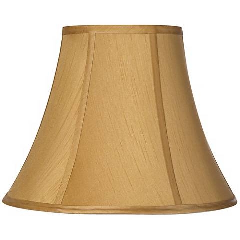 Springcrest Coppery Gold Flared Bell Lamp Shade 7x14x10.5 (Spider) - Image 0