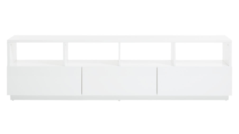 chill large white media console - Image 0