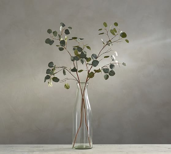 Faux Silver Dollar Eucalyptus Branch - Image 1