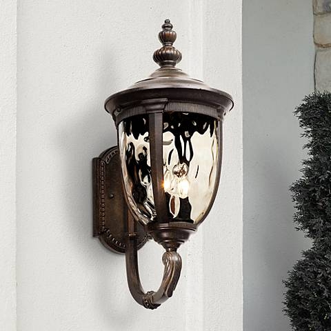 Bellagio 21" High Bronze Upbridge Outdoor Wall Light - Image 0