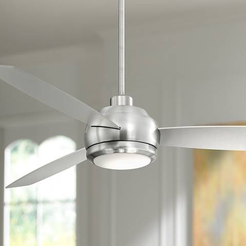 60" Casa Aleso™ Brushed Nickel LED Ceiling Fan - Image 0