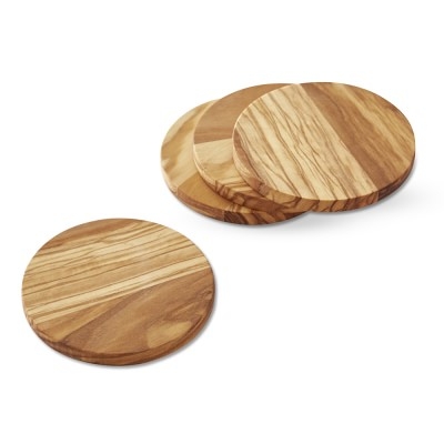 Olivewood Coasters, Set of 4 - Image 0