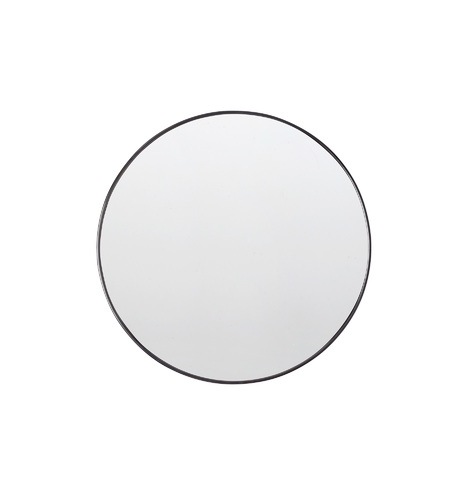 24" Round Metal Framed Mirror - Image 1
