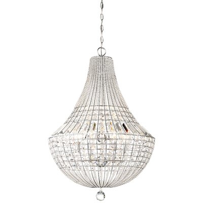 Needham Market 9 - Light Unique / Statement Empire Chandelier with Crystal Accents - Image 0
