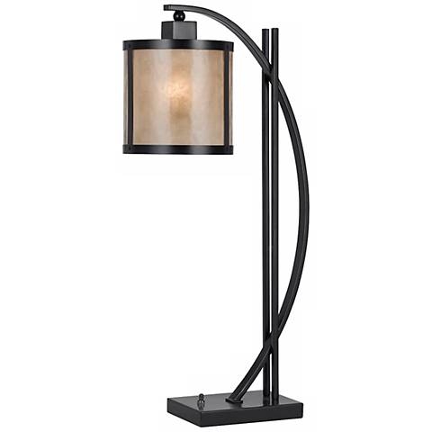 Natural Iron and Mica Table Lamp - Image 0