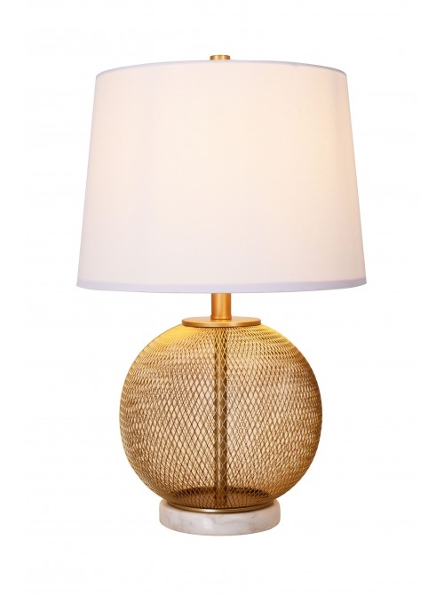 CUPCAKES AND CASHMERE MESH & MARBLE TABLE LAMP - Image 0