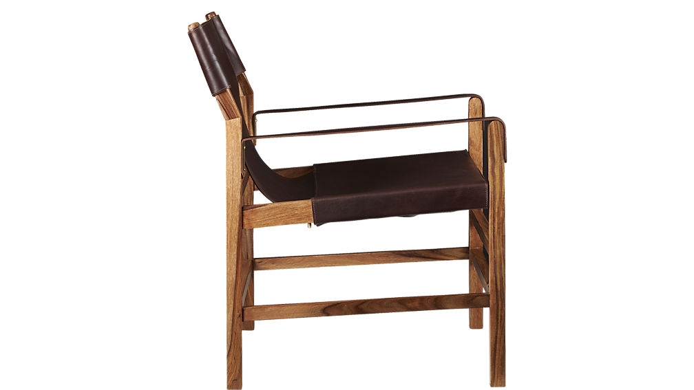 expat ii leather safari chair - Image 2