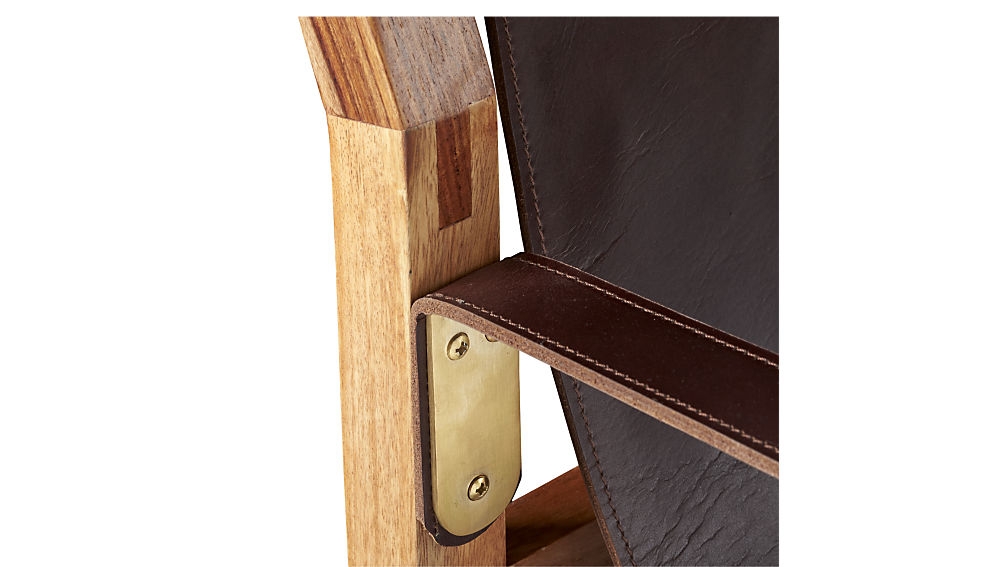 expat ii leather safari chair - Image 4