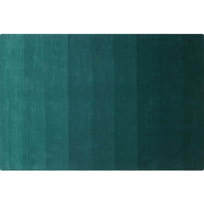 Ombre Teal Rug - 8' x 10' - Image 0