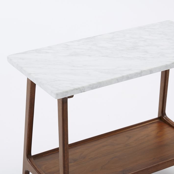Reeve Mid-Century Side Table - Marble - Image 2
