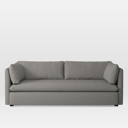 Shelter Sleeper Sofa, chenille tweed, feather gray - Image 0