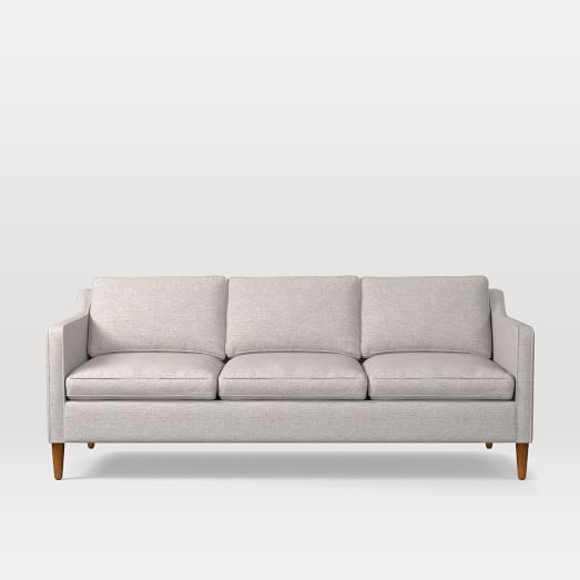 Hamilton Upholstered 81" Sofa, Twill, Wheat - Image 0