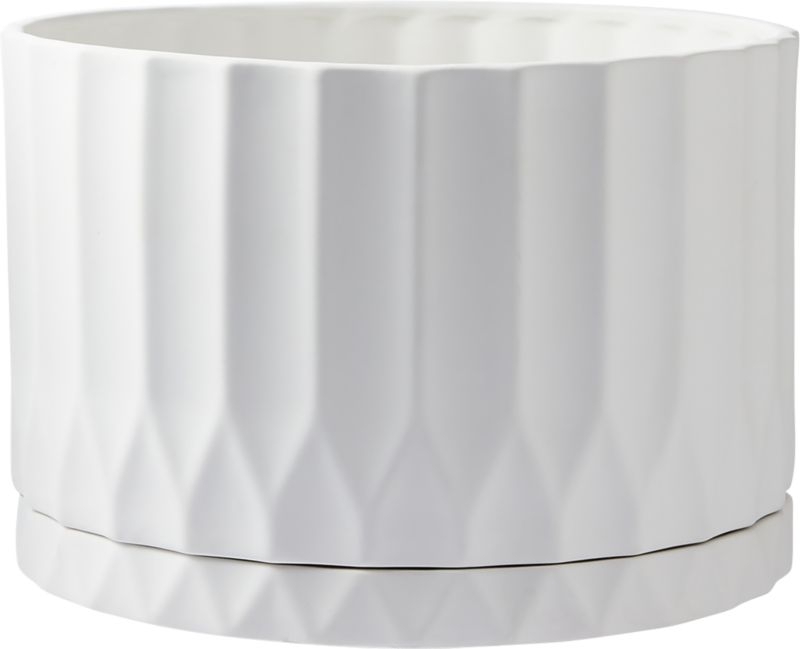 drum white planter - Image 4