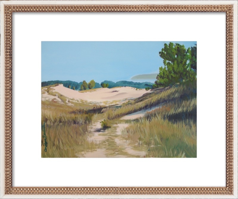 Along the Cottonwood Trail by Carolyn Damstra - Final Framed Size: 24"x20" - Image 0