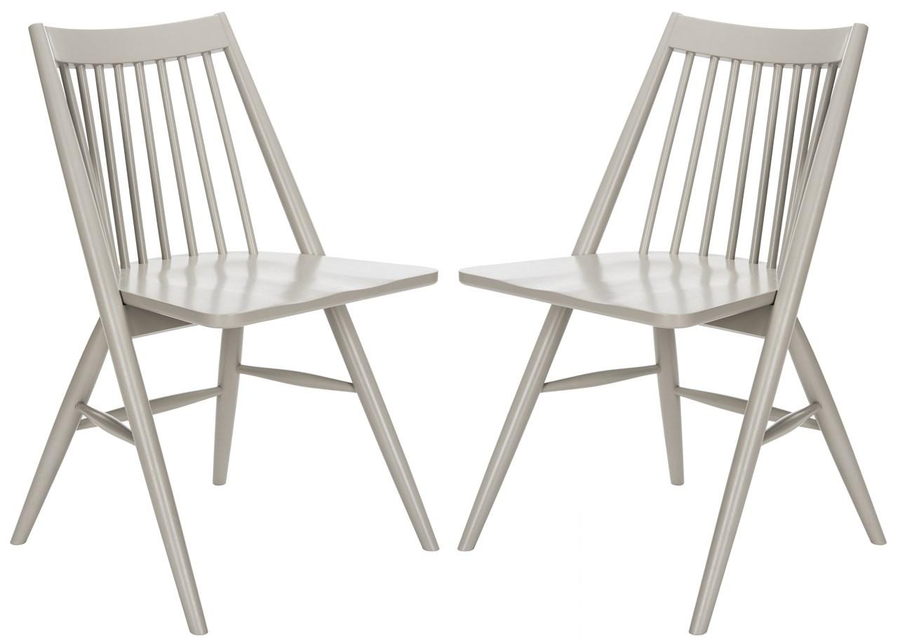 Wren 19"H Spindle Dining Chair - Grey - Arlo Home - Image 1