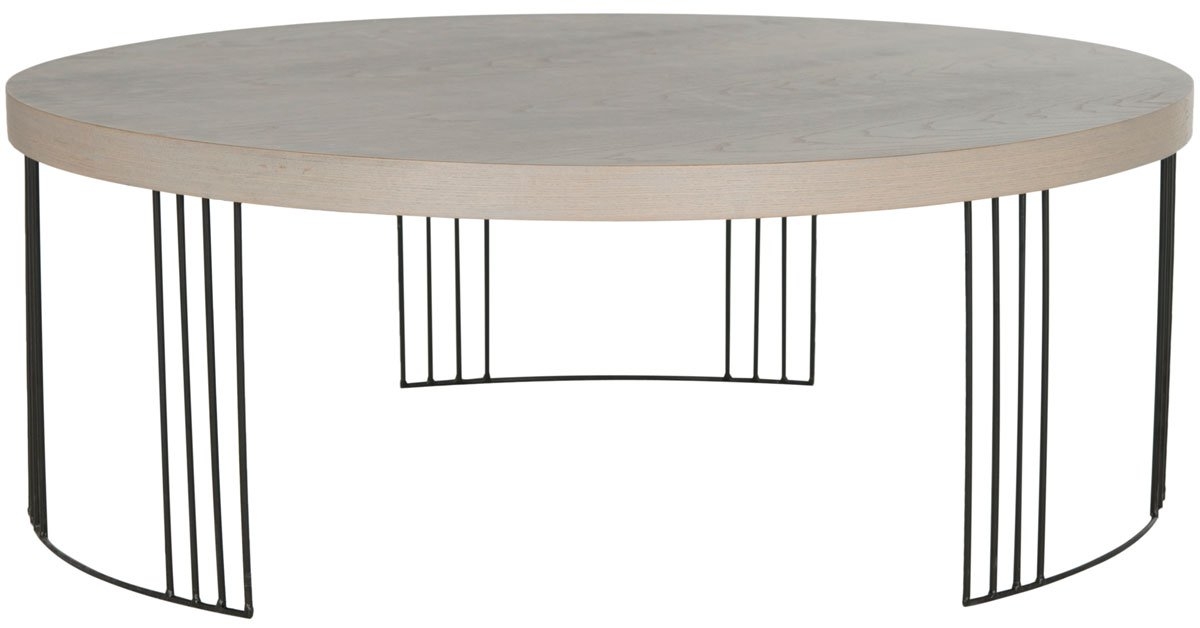 Keelin Mid Century Scandinavian Wood Coffee Table - Grey/Black - Arlo Home - Image 0