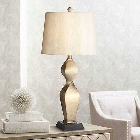 Helen Gold Twist Table Lamp - Image 0