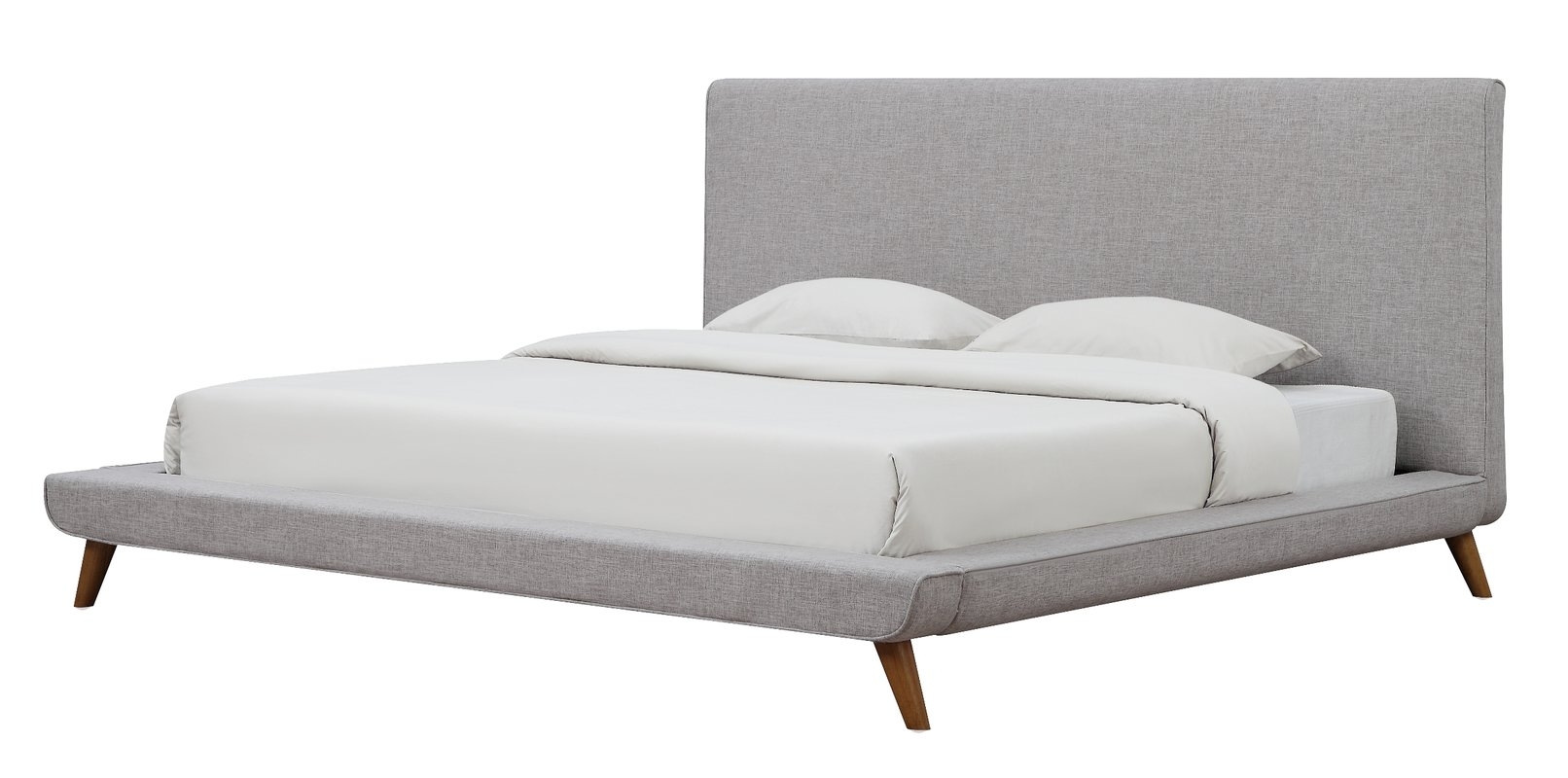 Calhame Upholstered Platform Bed; King - Image 1