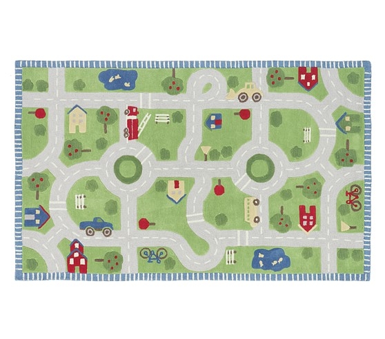 3D Activity Play in the Park Rug, 5x8' - Image 0