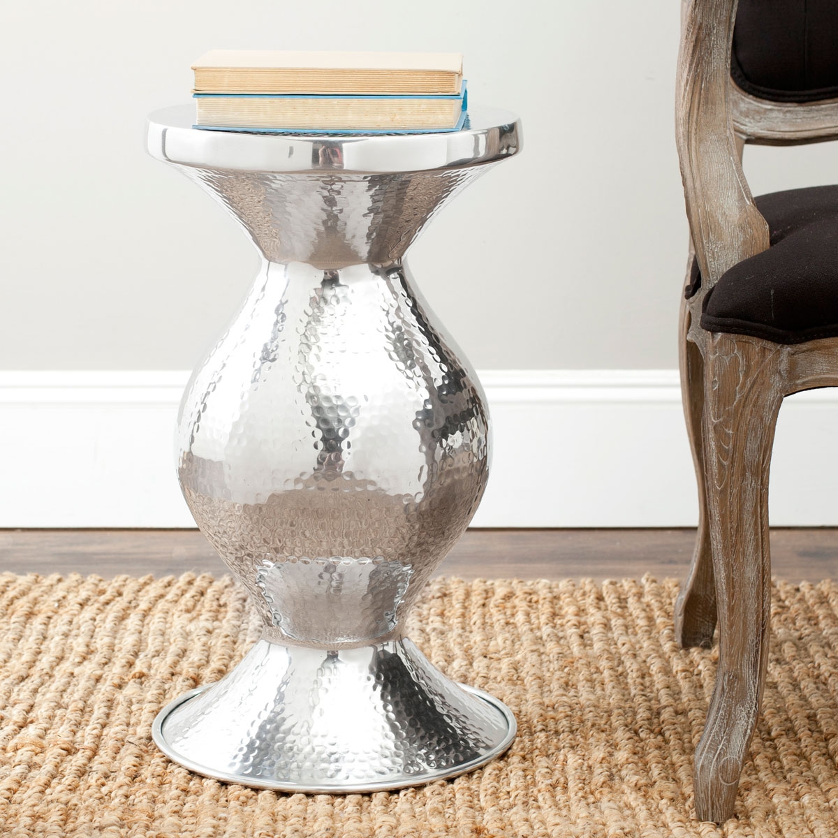 ASTRID SMALL HAMMERED STOOL - Image 1