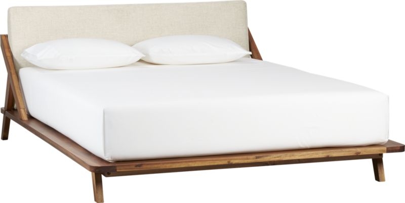 drommen acacia wood twin bed - Image 6