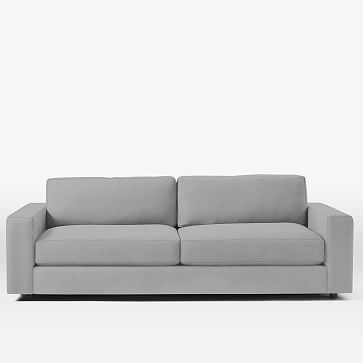 Urban Sofa, Heathered Crosshatch, Feather Gray - Image 0