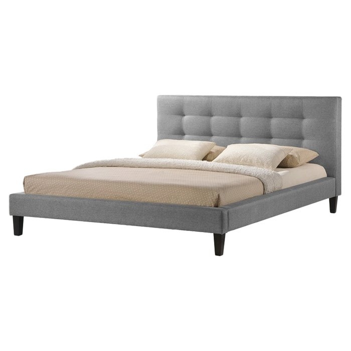 Frisina Upholstered Platform Bed by Brayden Studio - Gray - King - Image 0