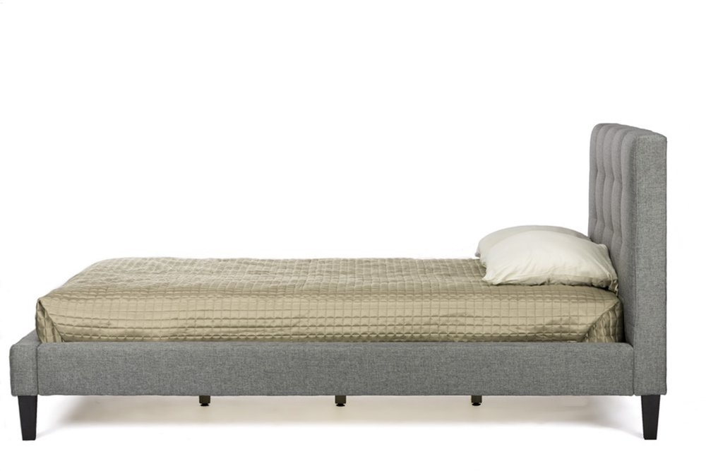 Frisina Upholstered Platform Bed by Brayden Studio - Gray - King - Image 2
