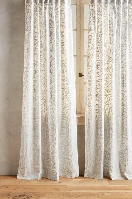 Petalwood Curtain, Ivory, 50"W x 84"L - Image 0