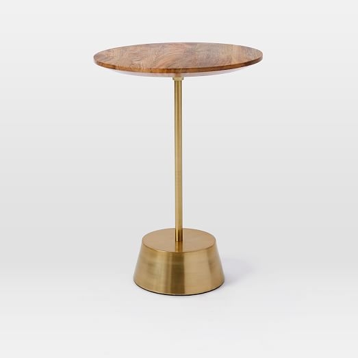 Maisie Side Table- Raw Mango Tall - Image 0