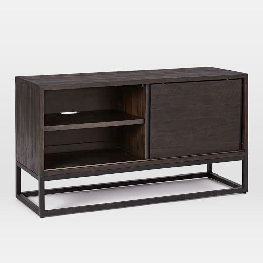 Logan Industrial Media Console (48") - Smoked Brown - Image 0