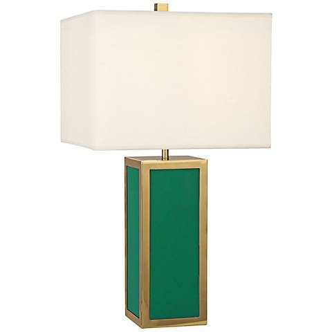 Jonathan Adler Barcelona Emerald Green Table Lamp - Image 0