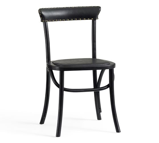 Lucas Dining Side Chair, Black - Image 2
