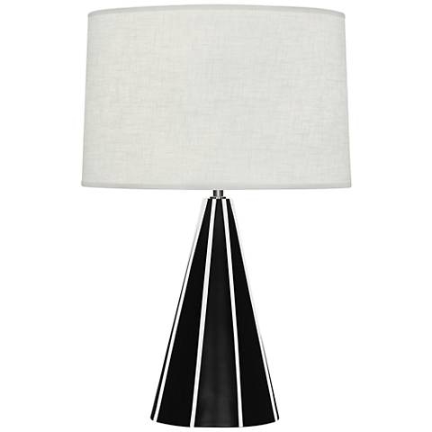 Robert Abbey Monique Matte Black and White Table Lamp - Image 0