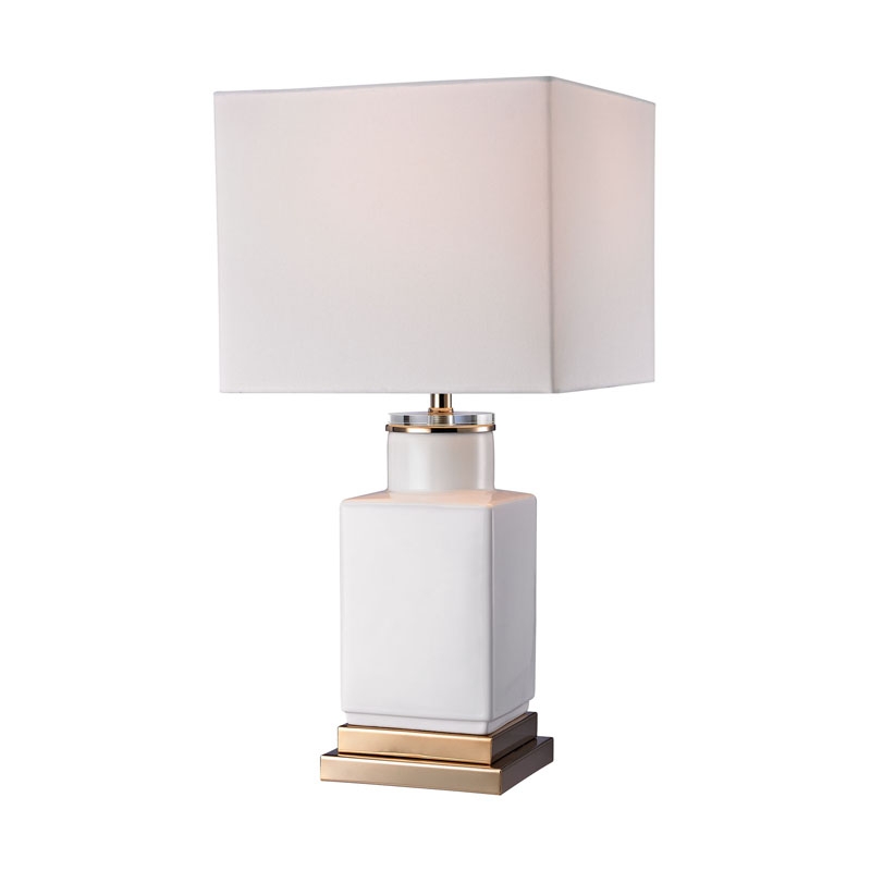 Small White Cube Lamp - Image 0
