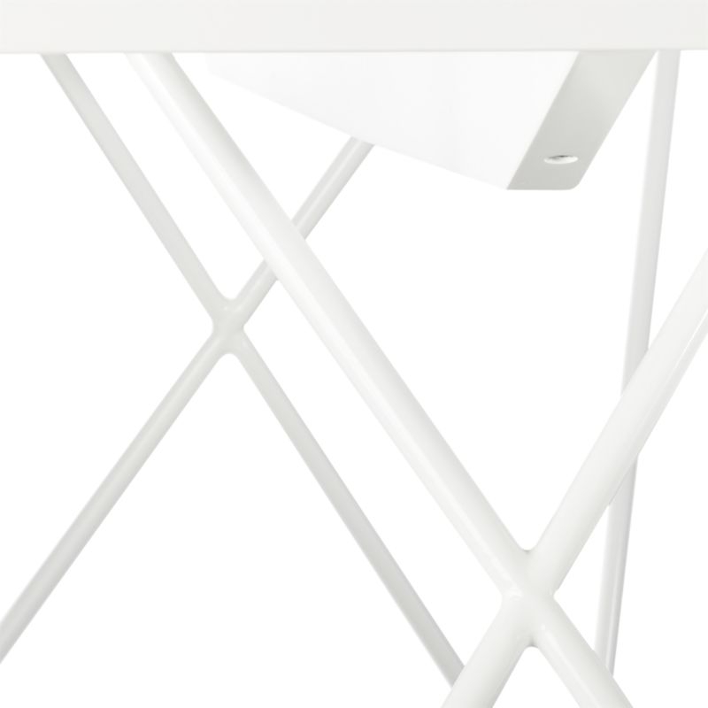 "Dylan 36""x104"" White Dining Table" - Image 4