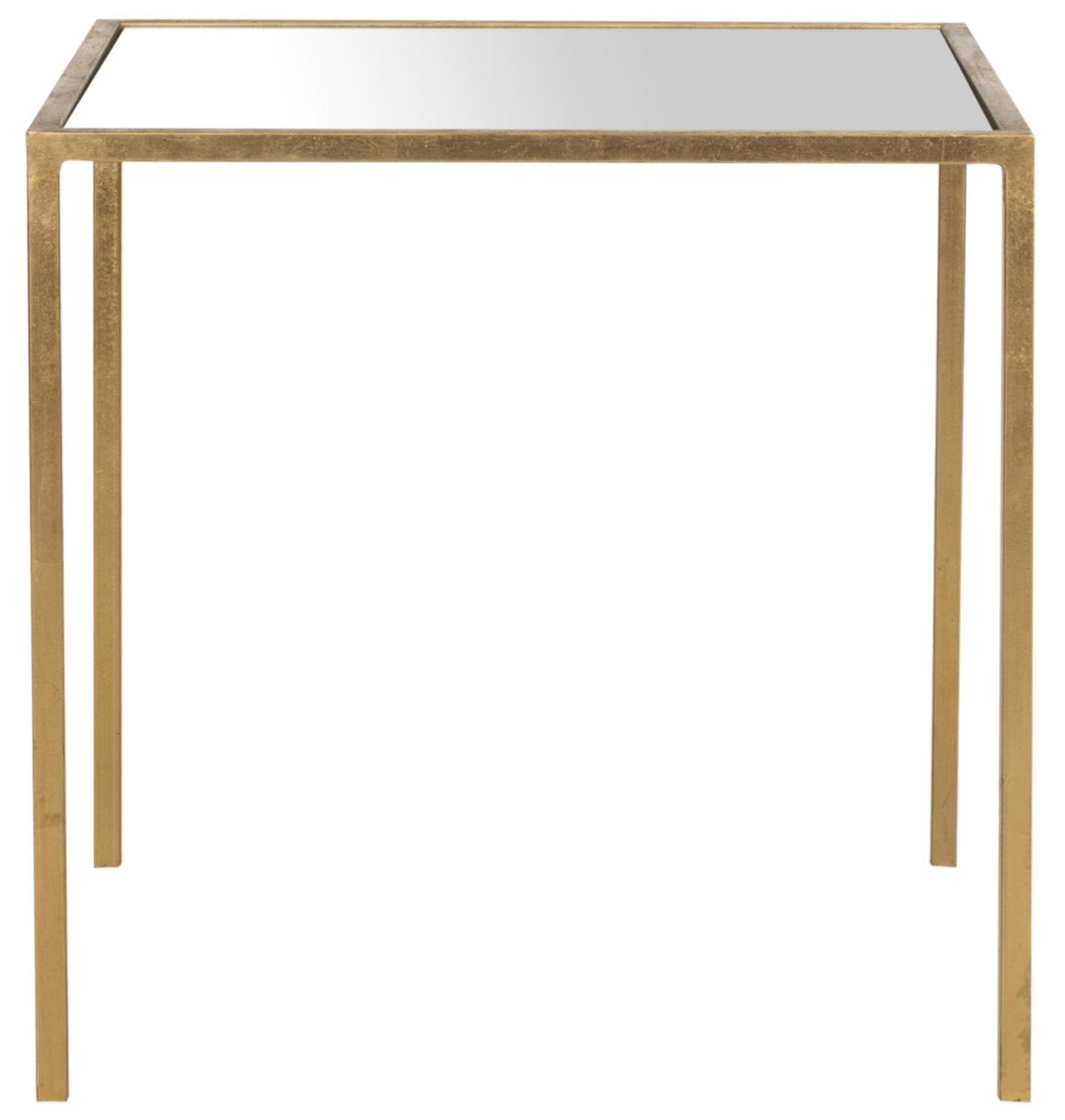 Kiley Mirror Top Accent Table - Gold - Arlo Home - Image 0