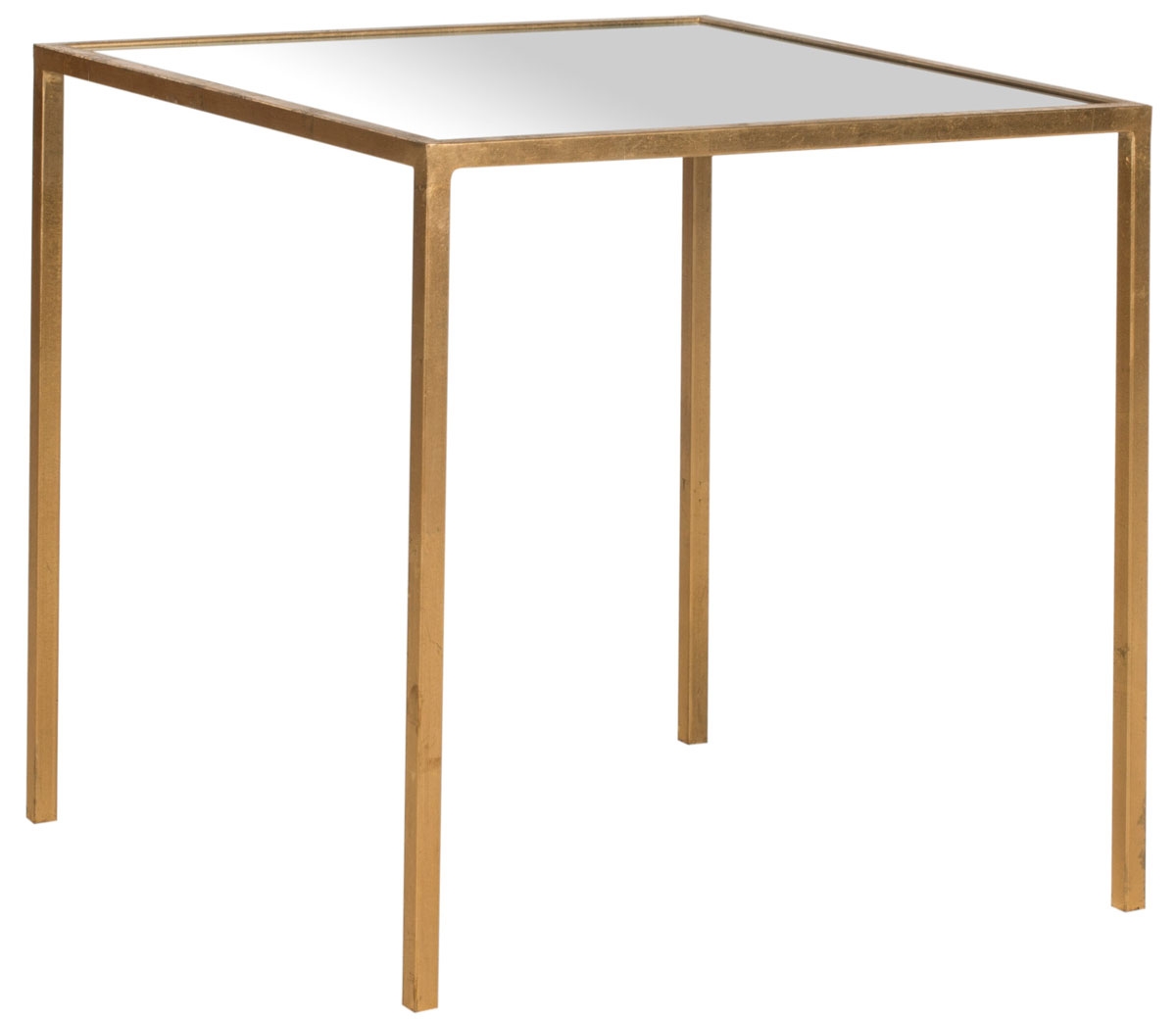 Kiley Mirror Top Accent Table - Gold - Arlo Home - Image 1