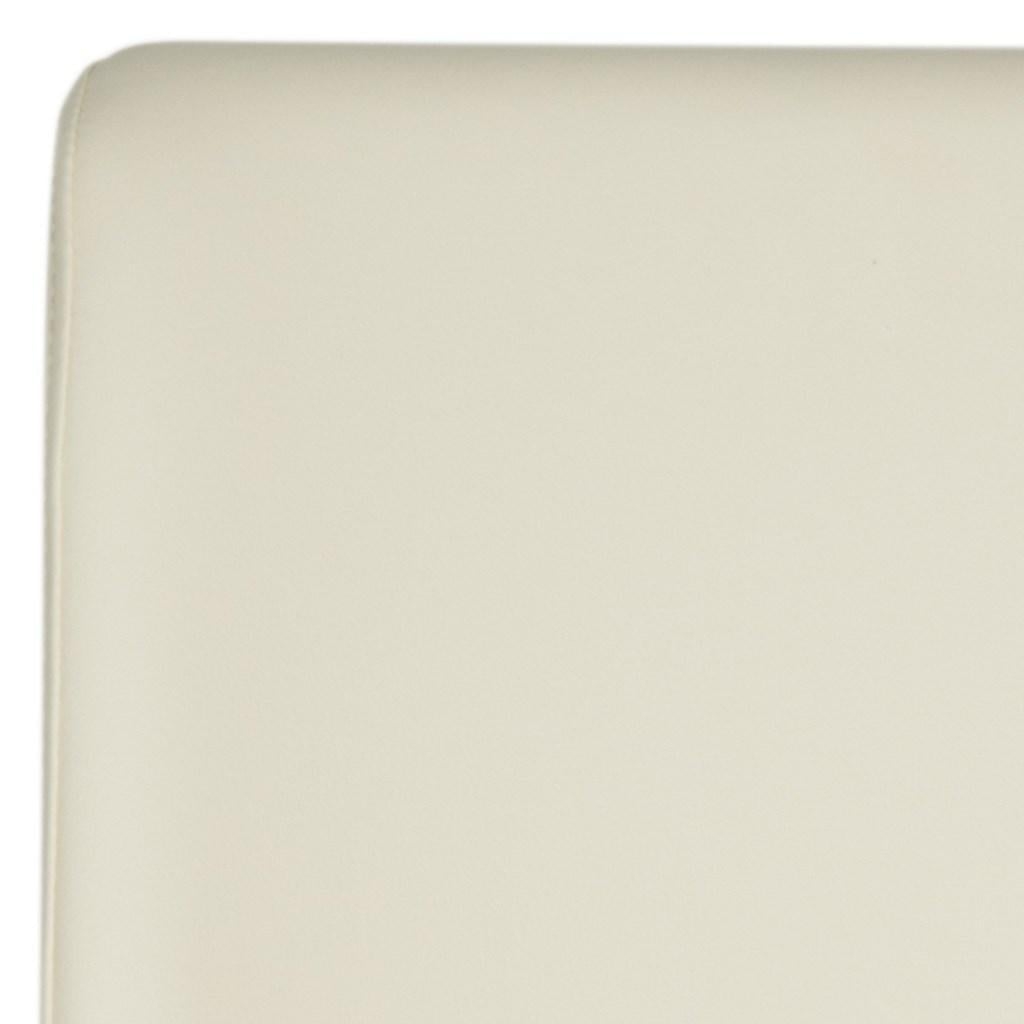 Garretson 18'' Leather Side Chair (Set of 2) - Buttercream - Safavieh - Image 4