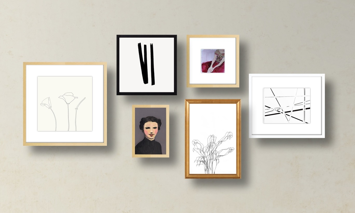Portraits and Lines Gallery wall - Image 0