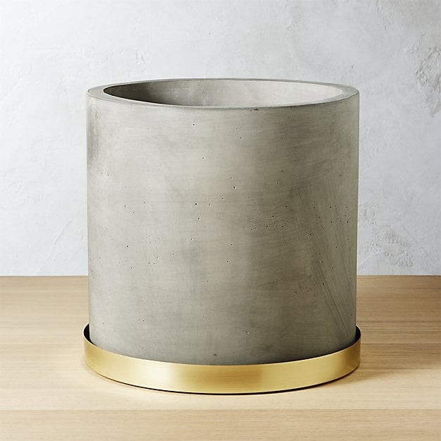 Moda Large Cement Planter - Image 0